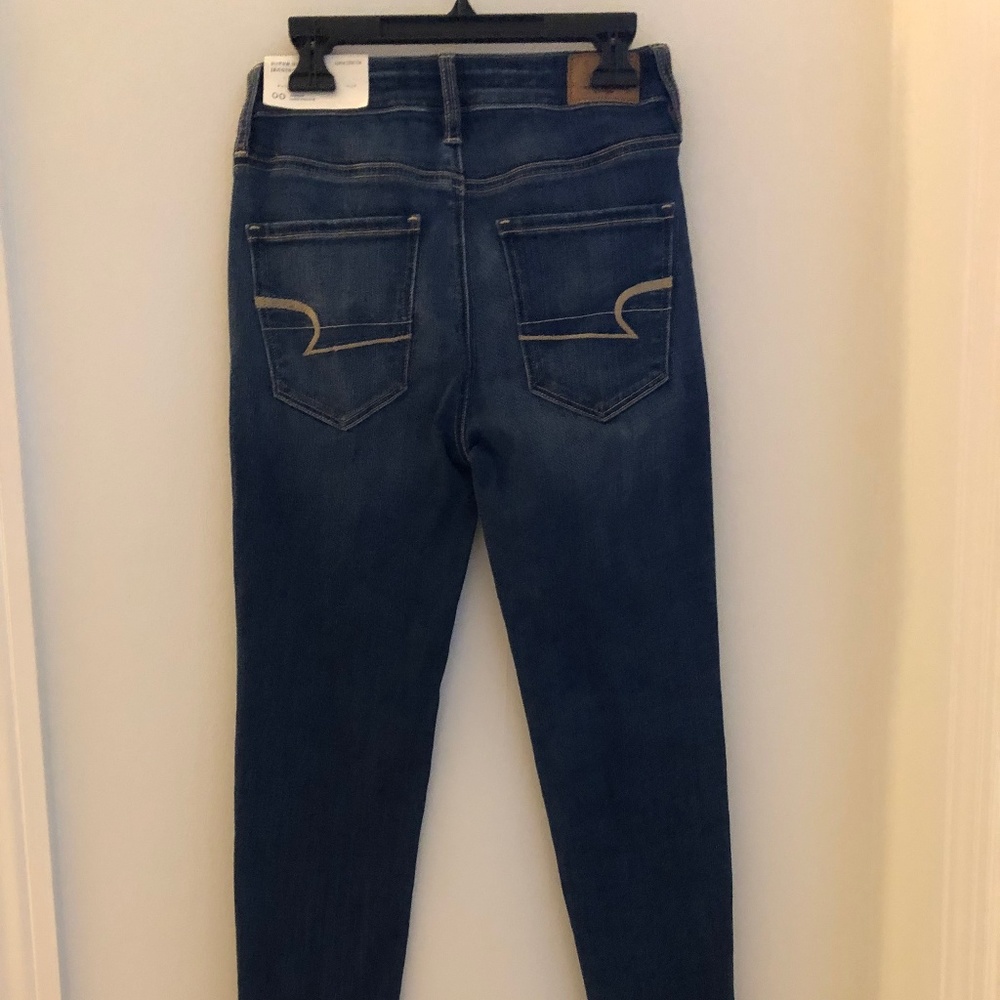 *never worn* american eagle dark wash jeggings - Picture 2 of 2